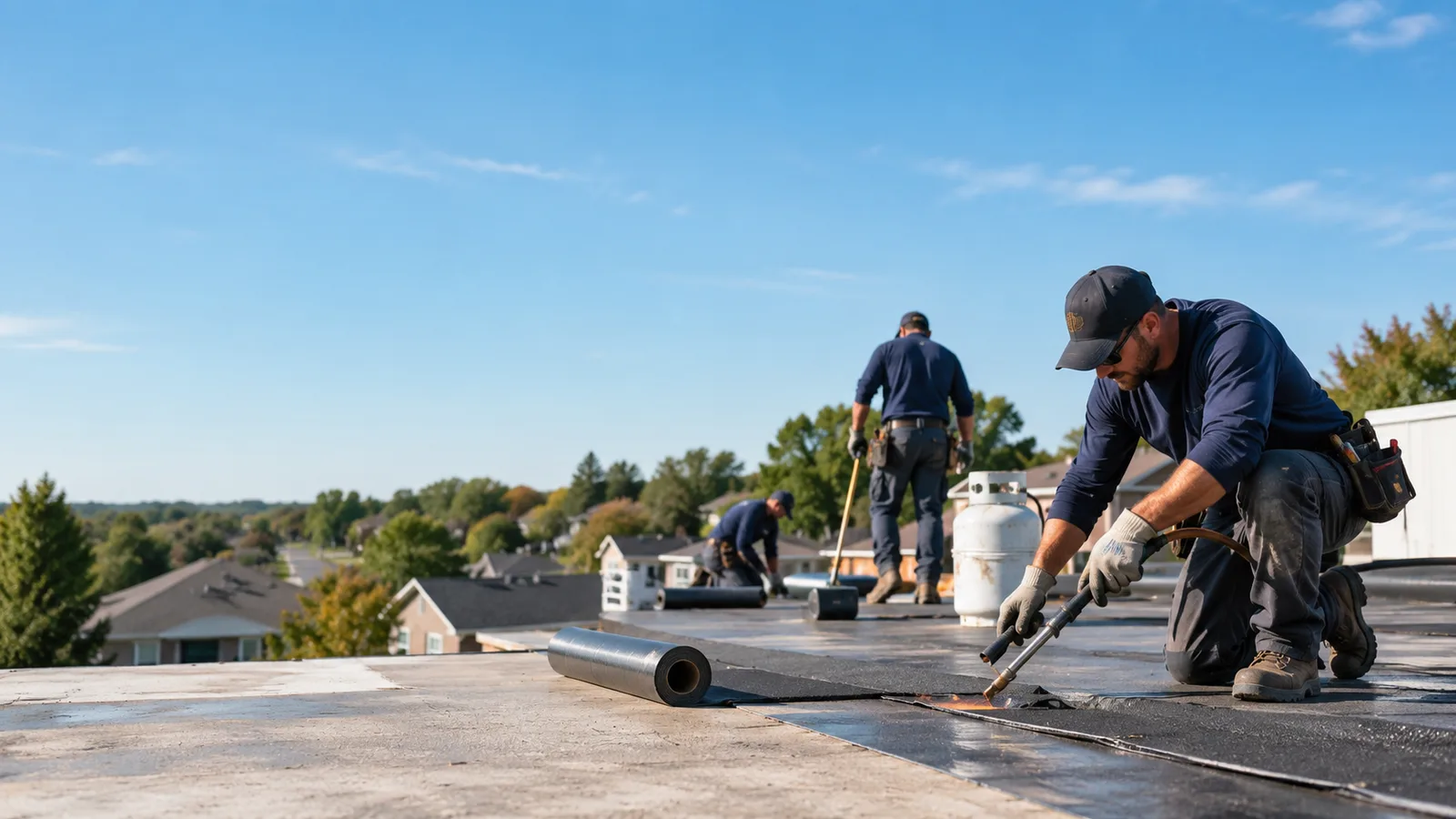 Flat Roof Leak Repair providers in Cayuga, IN